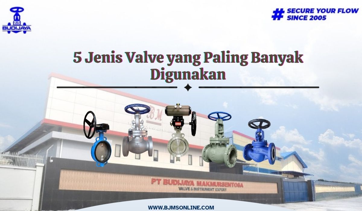 jenis valve yang paling banyak digunakan