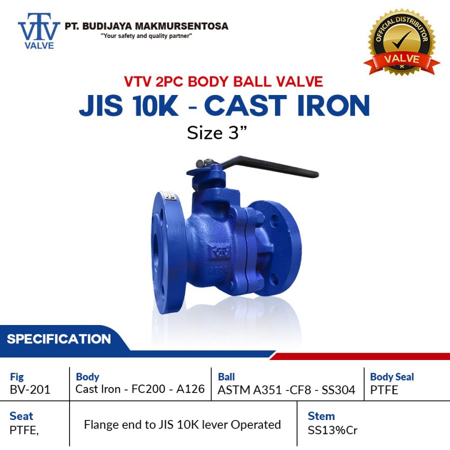 distributor ball valve surabaya