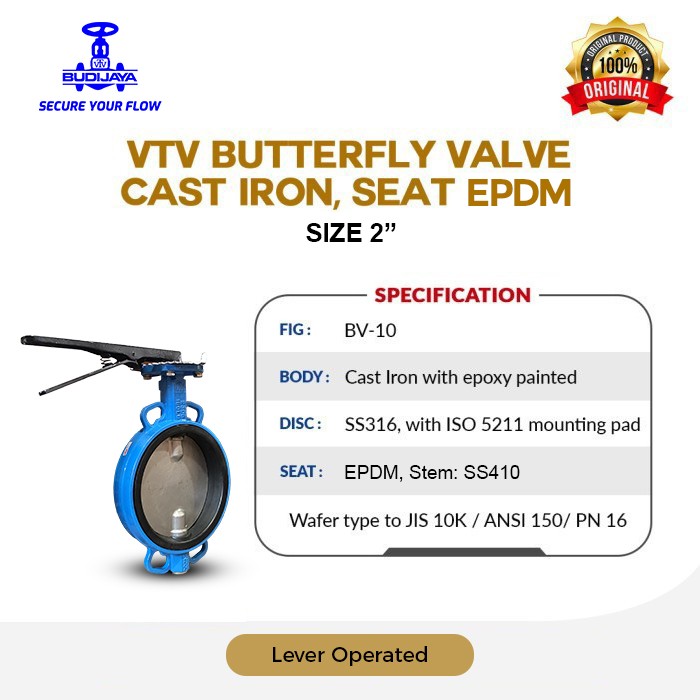 butterfly valve cast iron