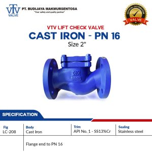 lift check valve