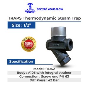 VTV TRAP thermodynamic Steam Trap| PT Budijaya Makmursentosa Distributor Valve Indonesia