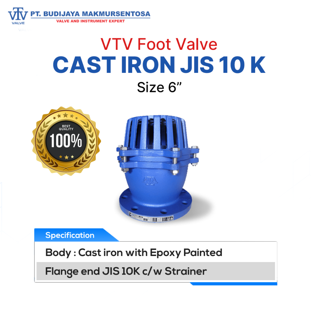 distributor foot valve jakarta